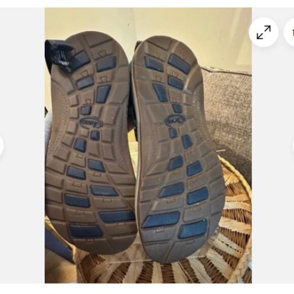 Chaco Z/1 Ecotread Sandal 6 Youth Zing Zang Teal Blue Waterproof Nylon Summer - Picture 4 of 6